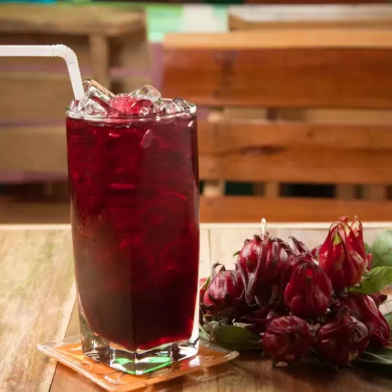 Agua de jamaica de litro